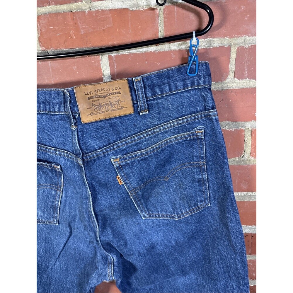 Vintage 80s Levi’s Orange Tab 532 Jean 40509–0215 Straight 36W 32L, Real 36x32 - Picture 6 of 7